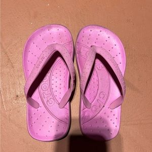 Girls Crocs Flip Flops - Size 12/13